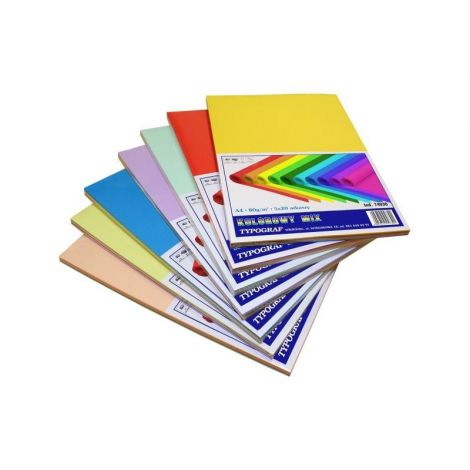 Papier ksero Typograf A4/5 kolorów x 20/80g kolorowy - 2